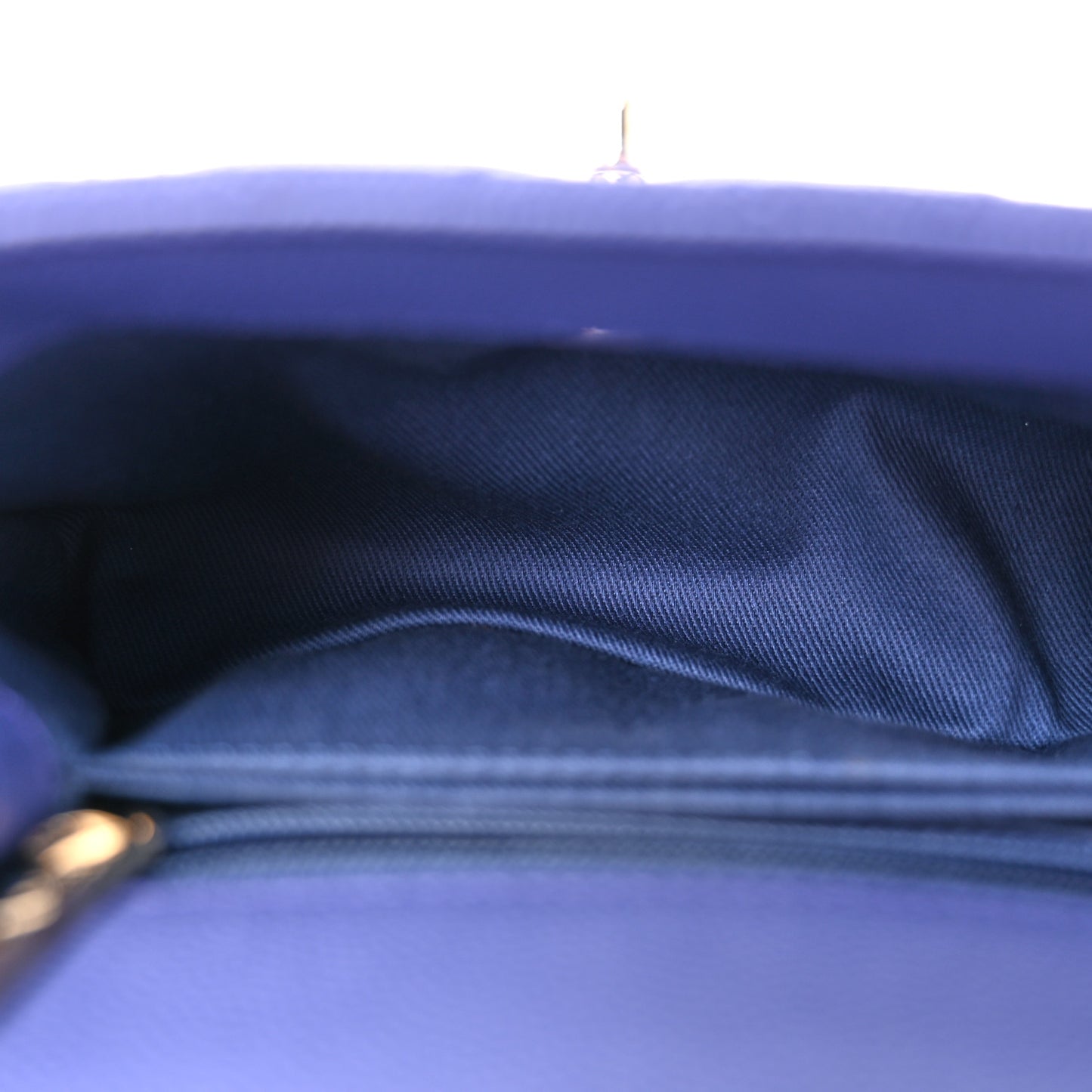Caviar Quilted Extra Mini Coco Handle Flap Purple
