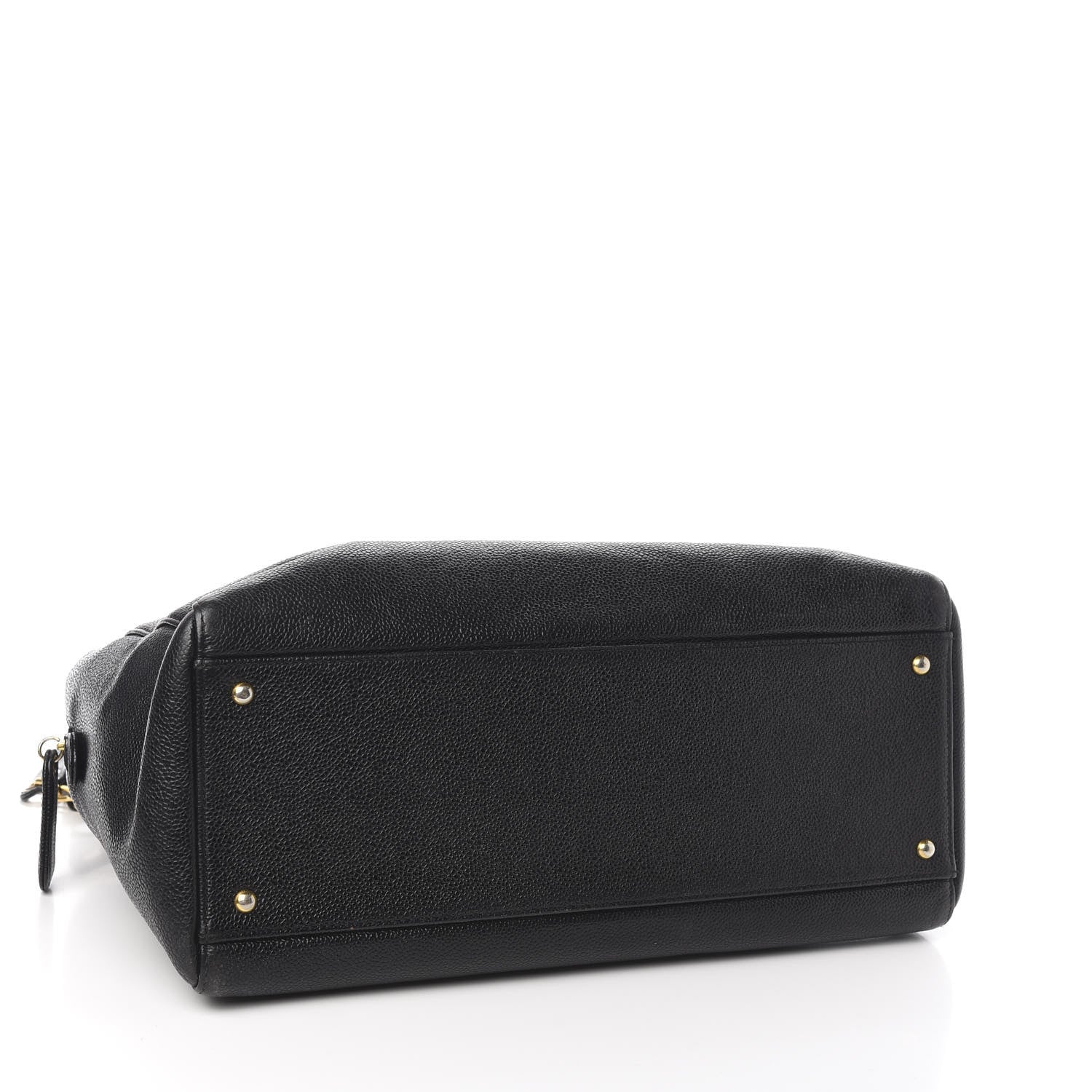 Chanel Caviar Large CC Shoulder Bag Black 4 of 10