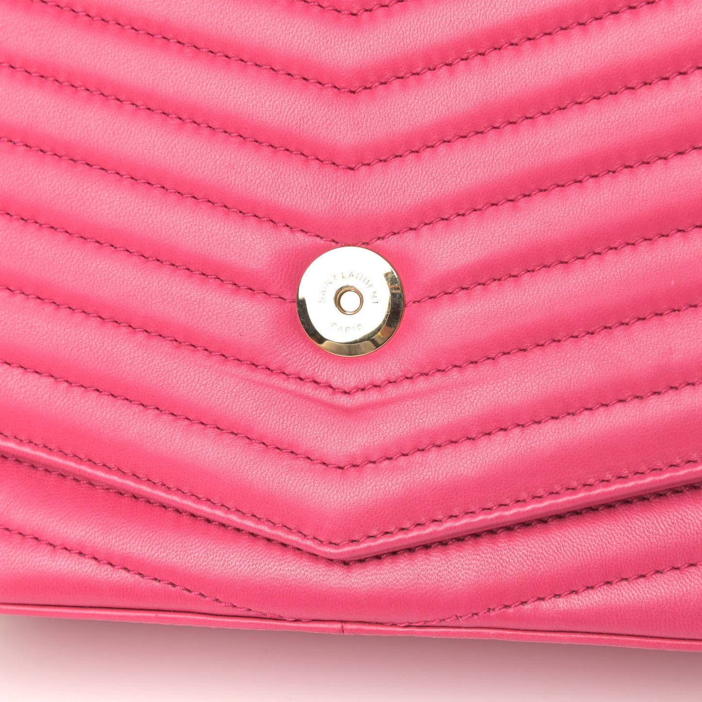 Lambskin Matelasse Chevron Monogram Small Sulpice Bag Pink