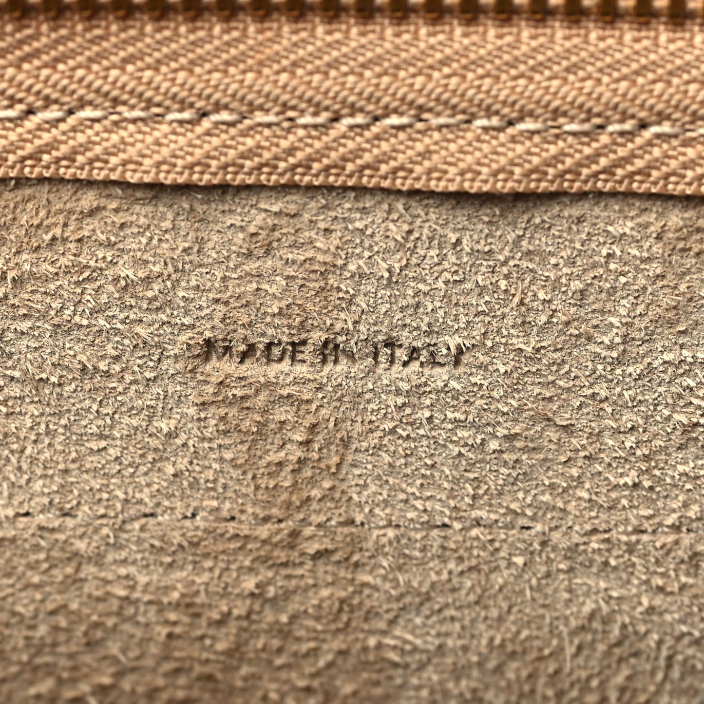 Laminated Calfskin Nano Belt Bag Gold