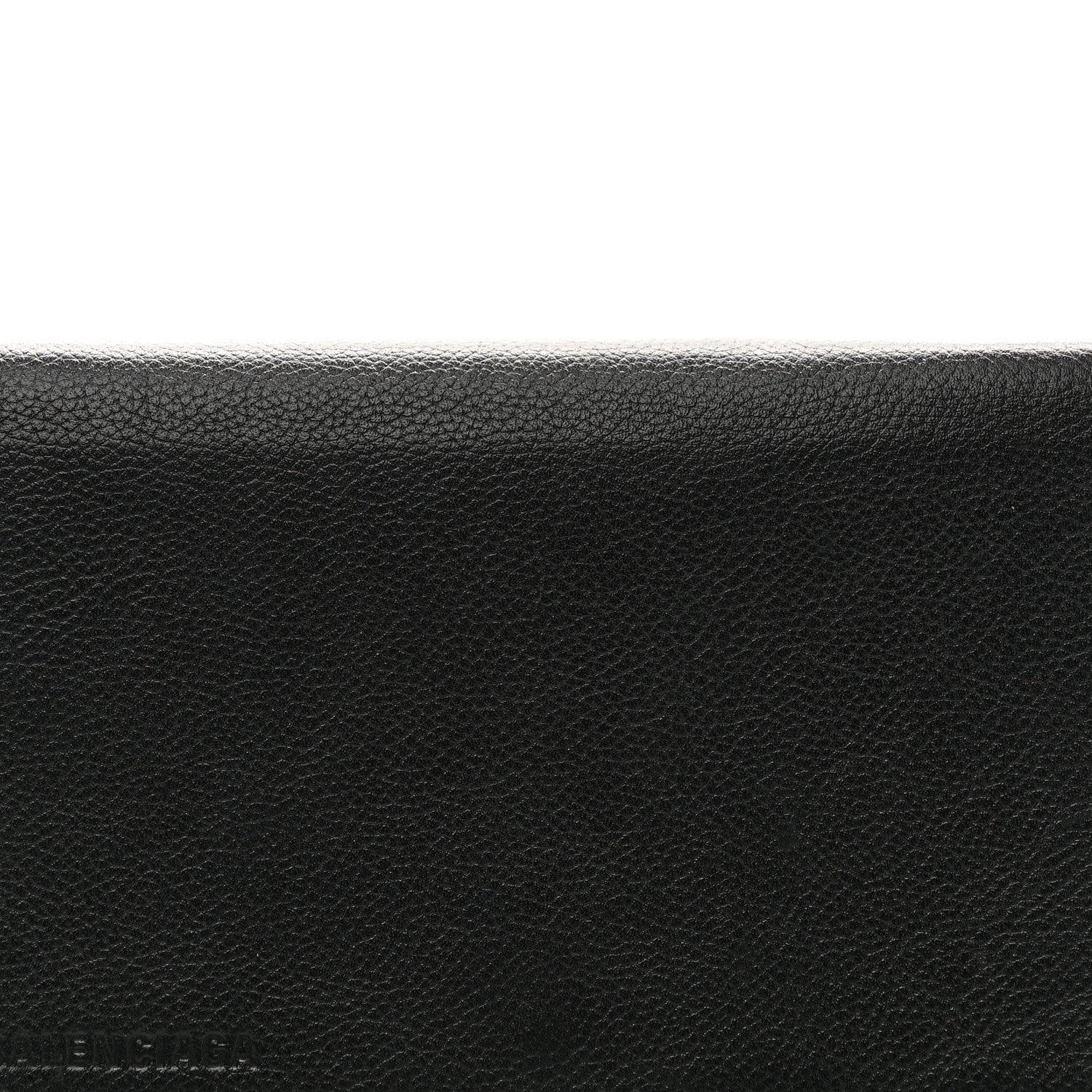 Balenciaga Grained Calfskin Phone Holder Black 7 of 10