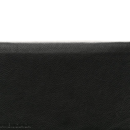 Balenciaga Grained Calfskin Phone Holder Black 7 of 10