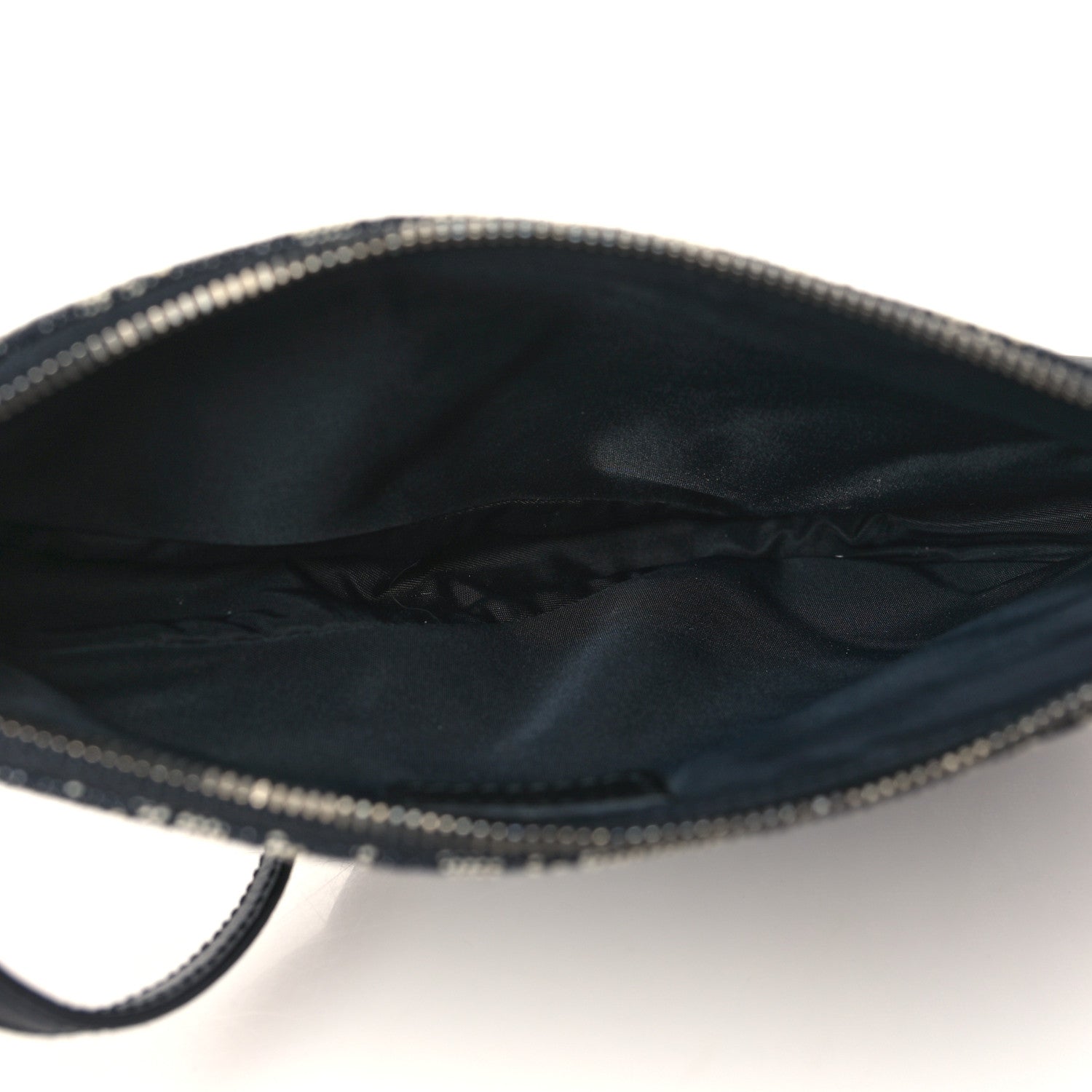 Christian Dior Monogram Mini Saddle Pochette Black 5 of 10