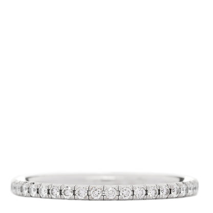 Tiffany White Gold Diamond Metro Full Eternity Band Ring 49 5 3 of 5