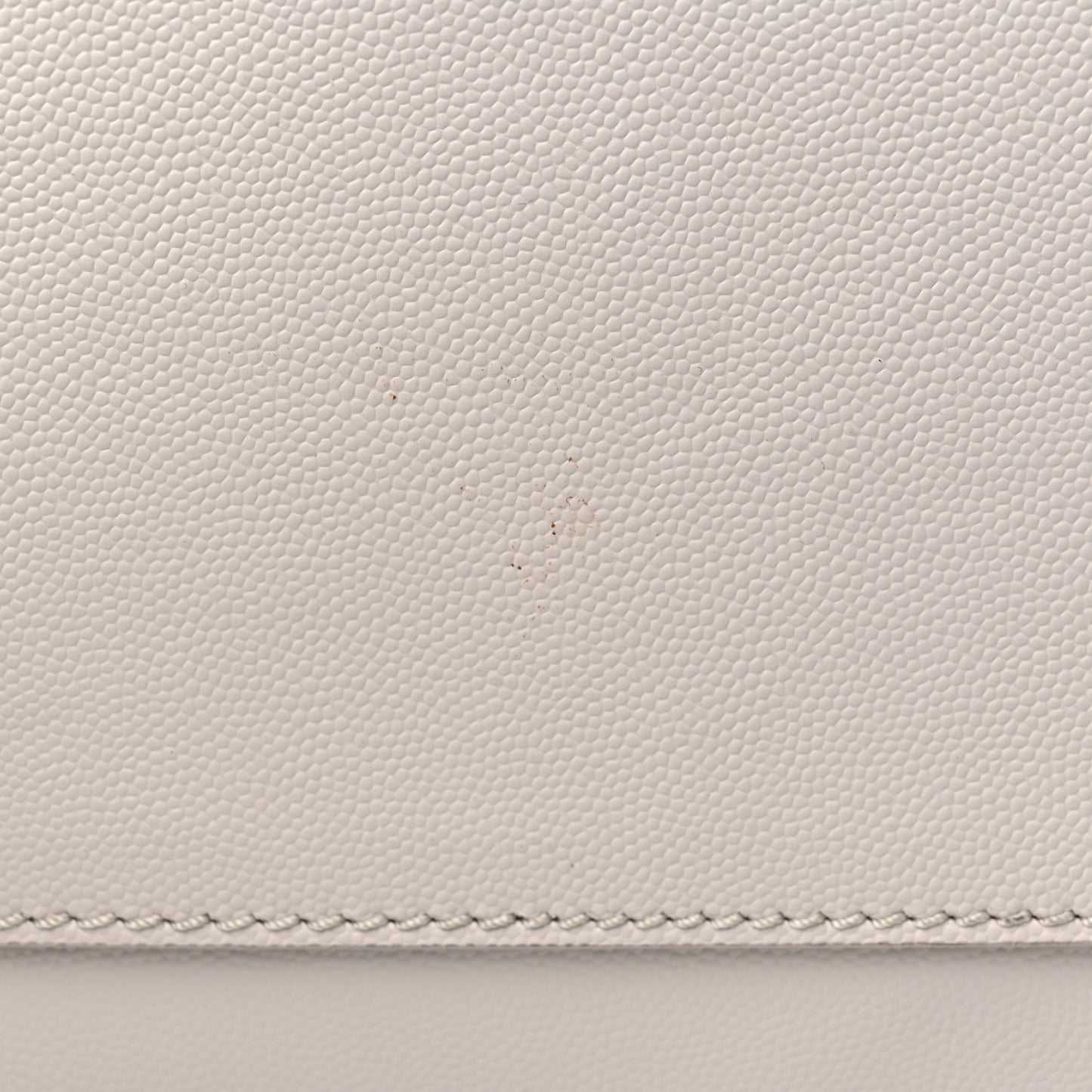 Caviar Medium Studded Deauville Tote White