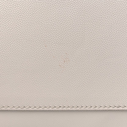 Chanel Caviar Medium Studded Deauville Tote White 14 of 15
