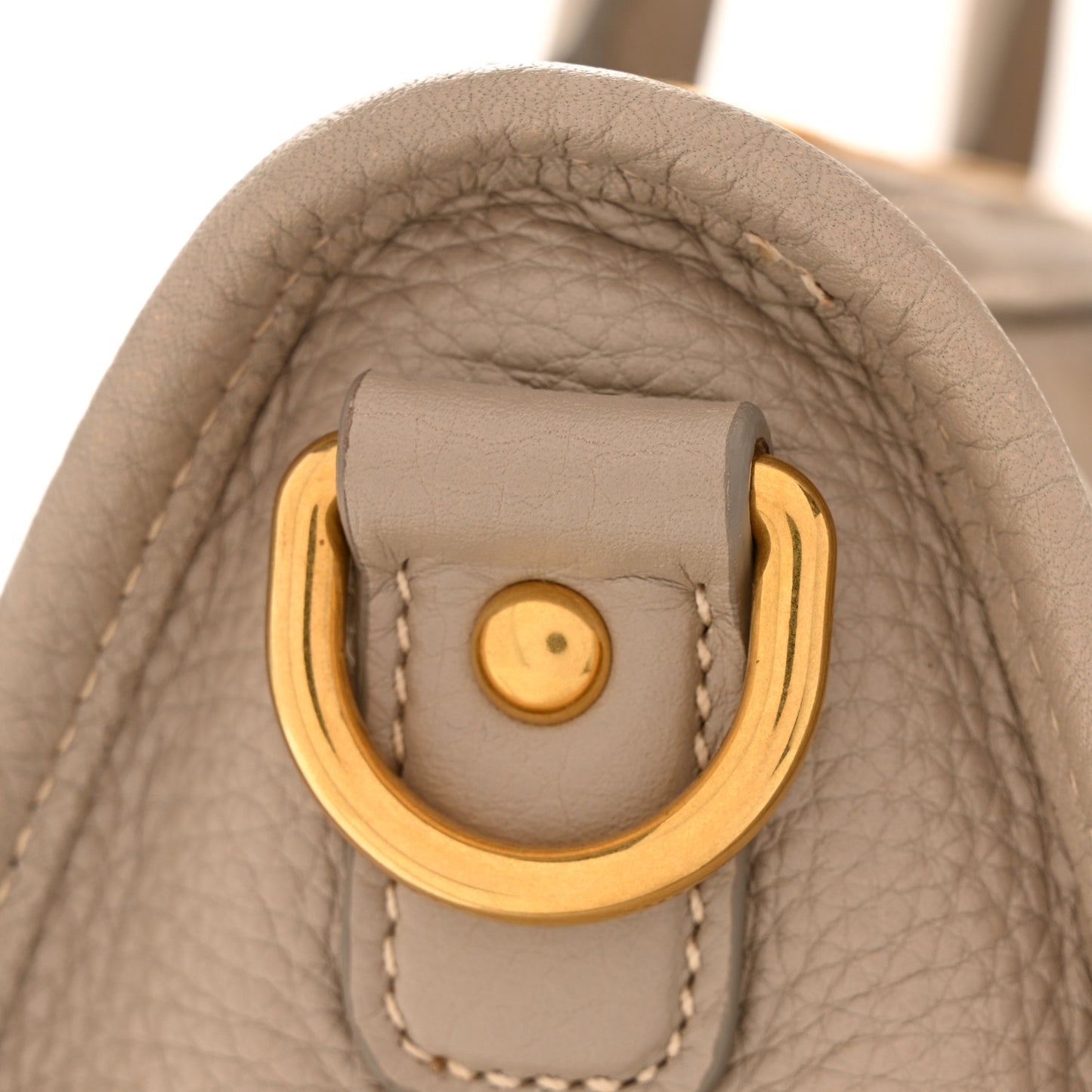 Vitello Daino Shopping Satchel Pomice