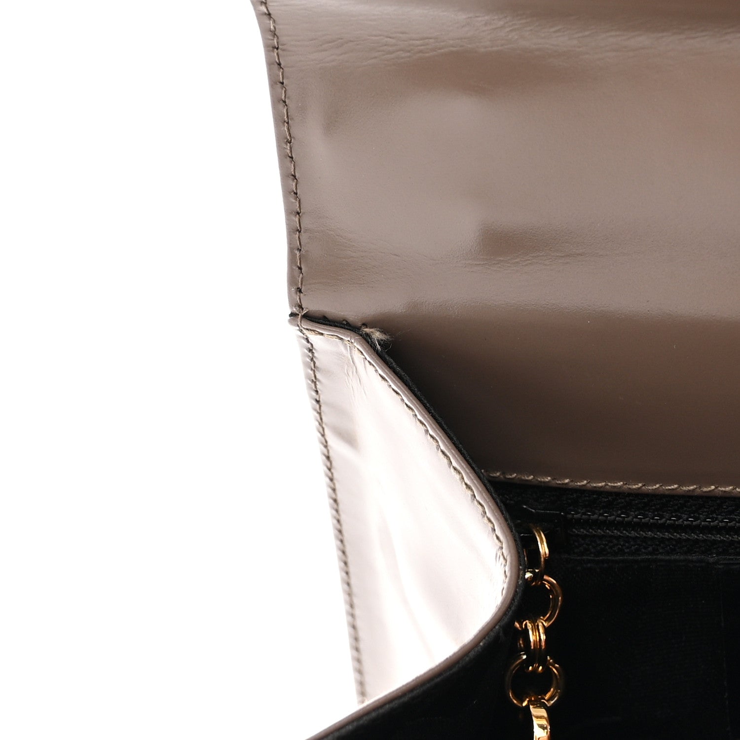 Salvatore Ferragamo Brushed Off Calfskin Small Iconic Top Handle Bag Grey 10 of 15