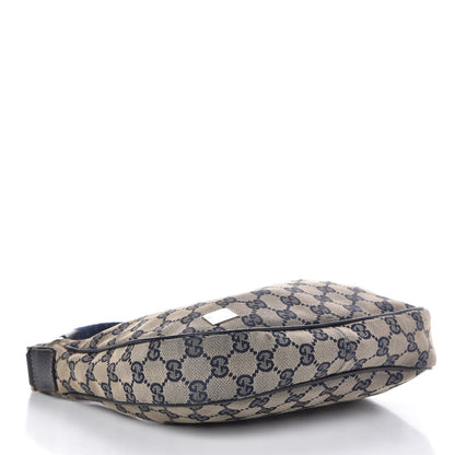Gucci Monogram Web Small Pop Hobo Navy 3 of 6