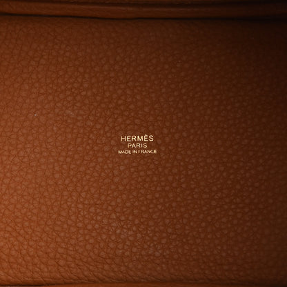 Hermes Taurillon Clemence Picotin Lock 18 PM Gold 6 of 10