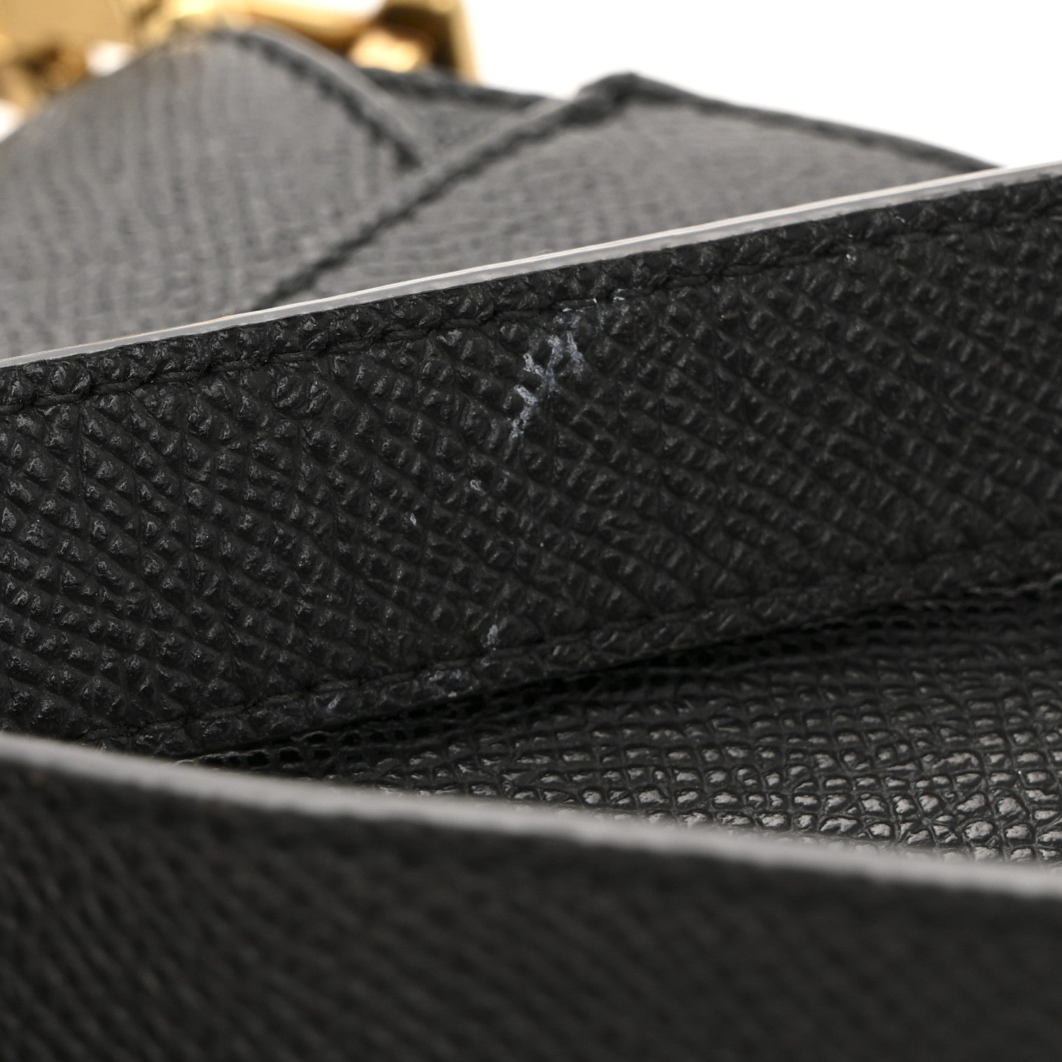 Christian Dior Grained Calfskin Mini Saddle Bag With Strap Black 13 of 13
