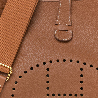 Hermes Taurillon Clemence Evelyne III GM Gold 6 of 10