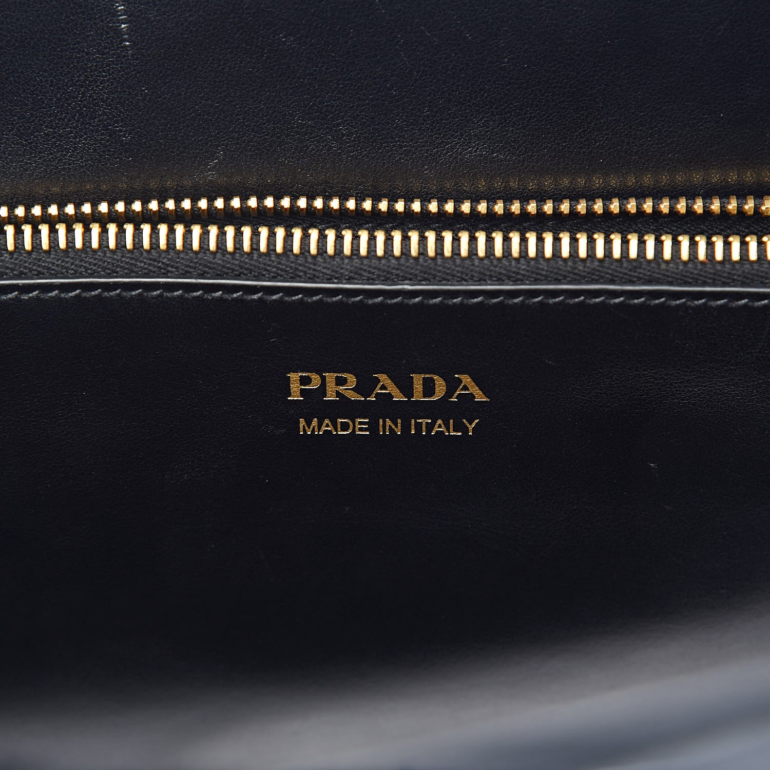 Prada Saffiano Cuir Calfskin Medium Monochrome Top Handle Tote Black 6 of 11