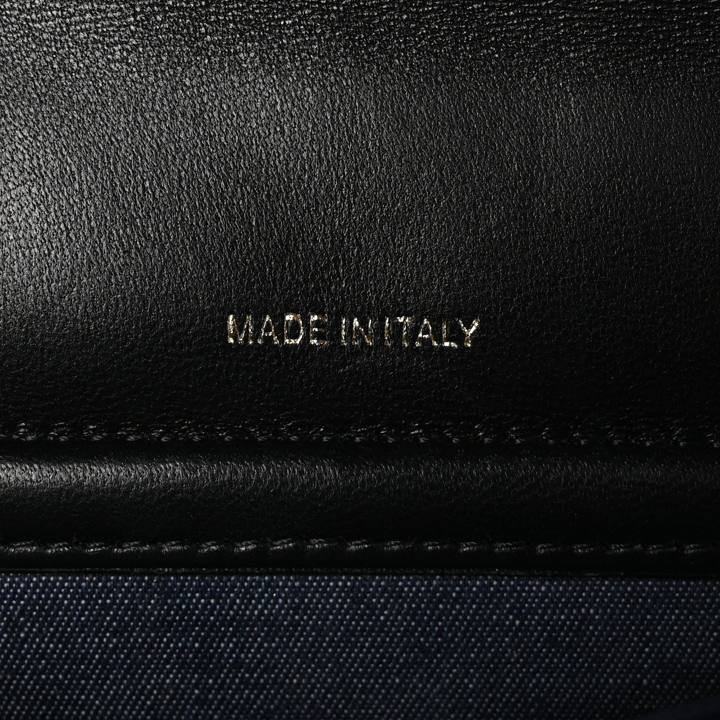 Lambskin Quilted Resin Bi-Color Flap Phone Holder With Chain Black