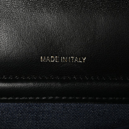 Chanel Lambskin Quilted Resin Bi-Color Flap Phone Holder With Chain Black 7 of 12