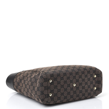 Gucci Monogram Crest Tote Brown 3 of 9