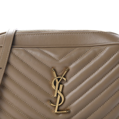 Saint Laurent Calfskin Matelasse Monogram Lou Camera Bag Dark Latte 10 of 10