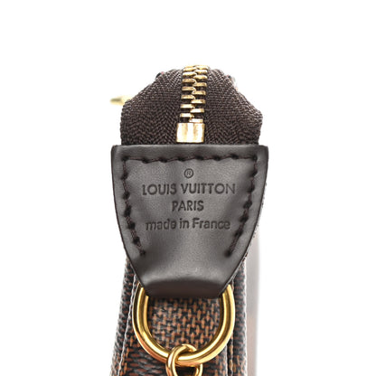 Louis Vuitton Damier Ebene Mini Pochette Accessories 7 of 9