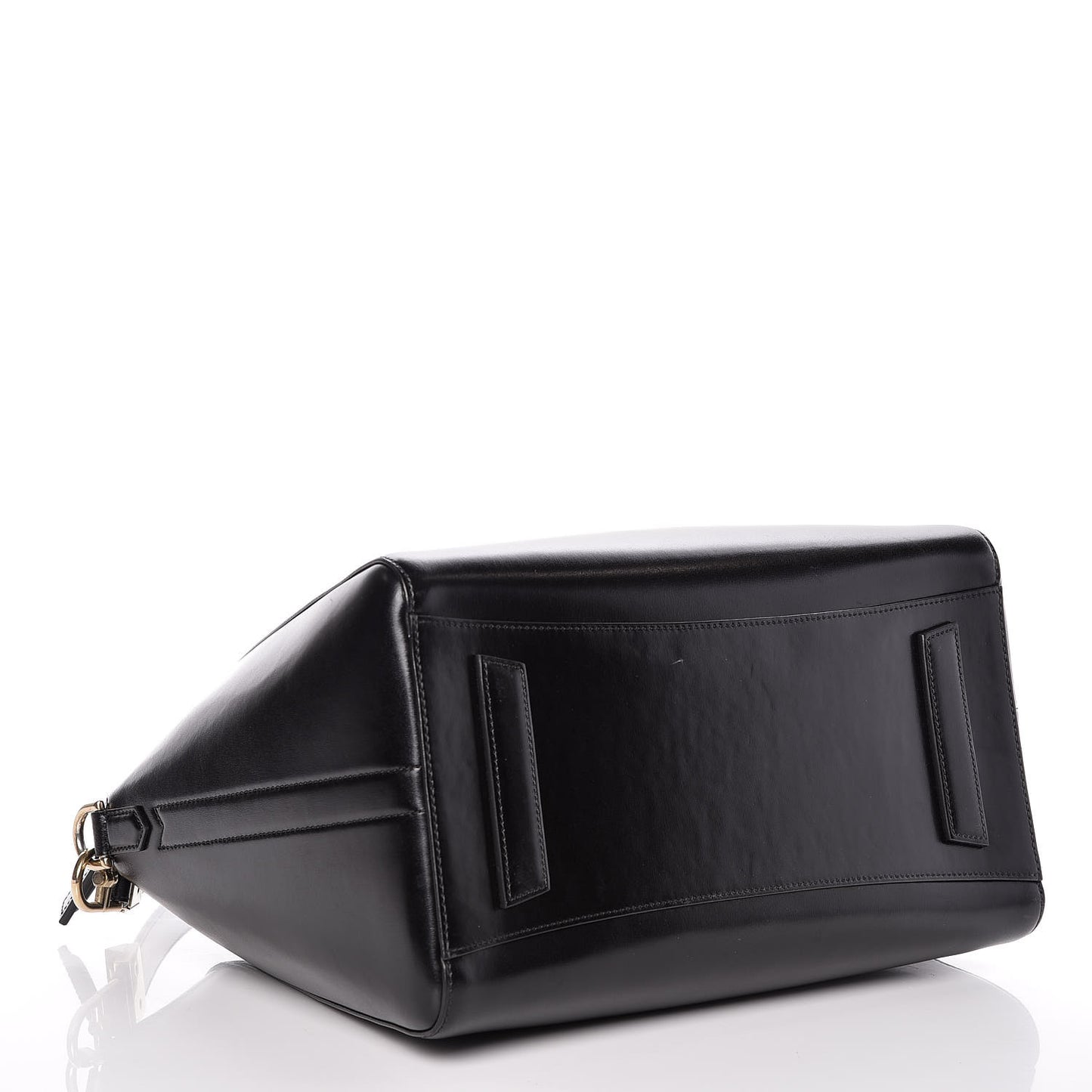 Shiny Lord Calfskin Medium Antigona Black