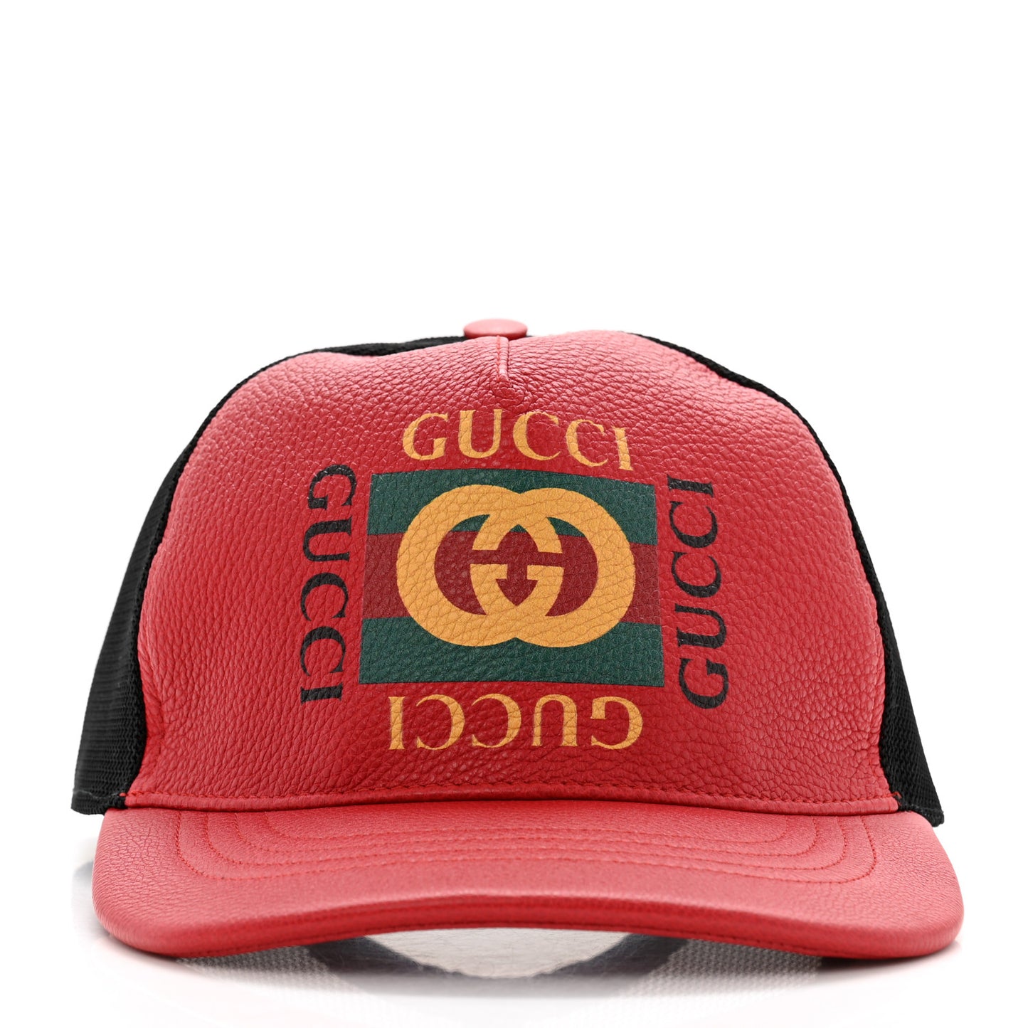 Cripto Calfskin Logo Baseball Hat XL Hibiscus Red