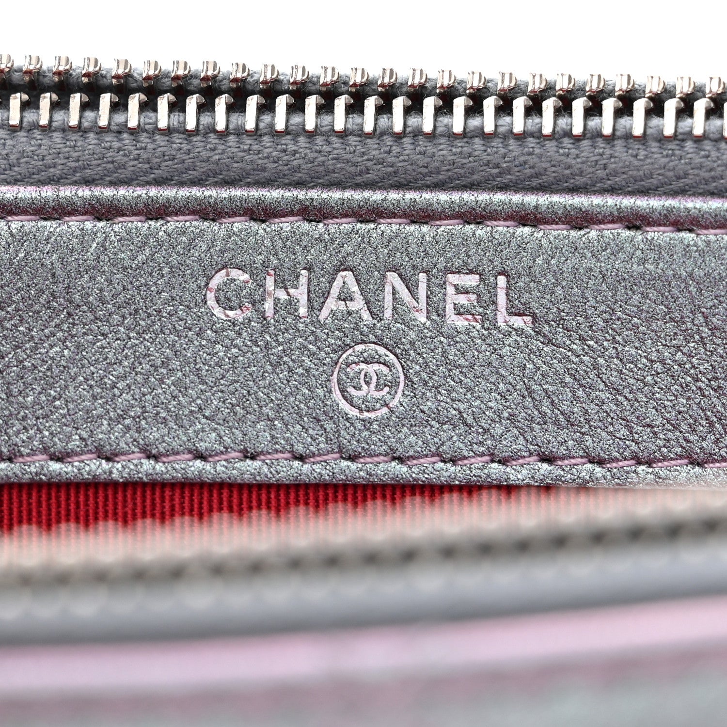 Chanel Iridescent Lambskin Calfskin Quilted Small Gabrielle Clutch With Chain Light Purple 8 of 13