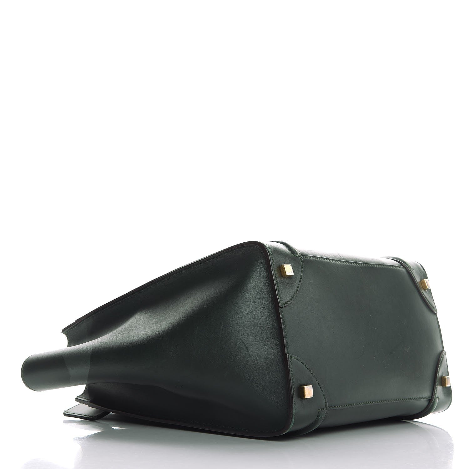Celine Smooth Calfskin Mini Luggage Emerald 4 of 24