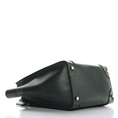 Celine Smooth Calfskin Mini Luggage Emerald 4 of 24