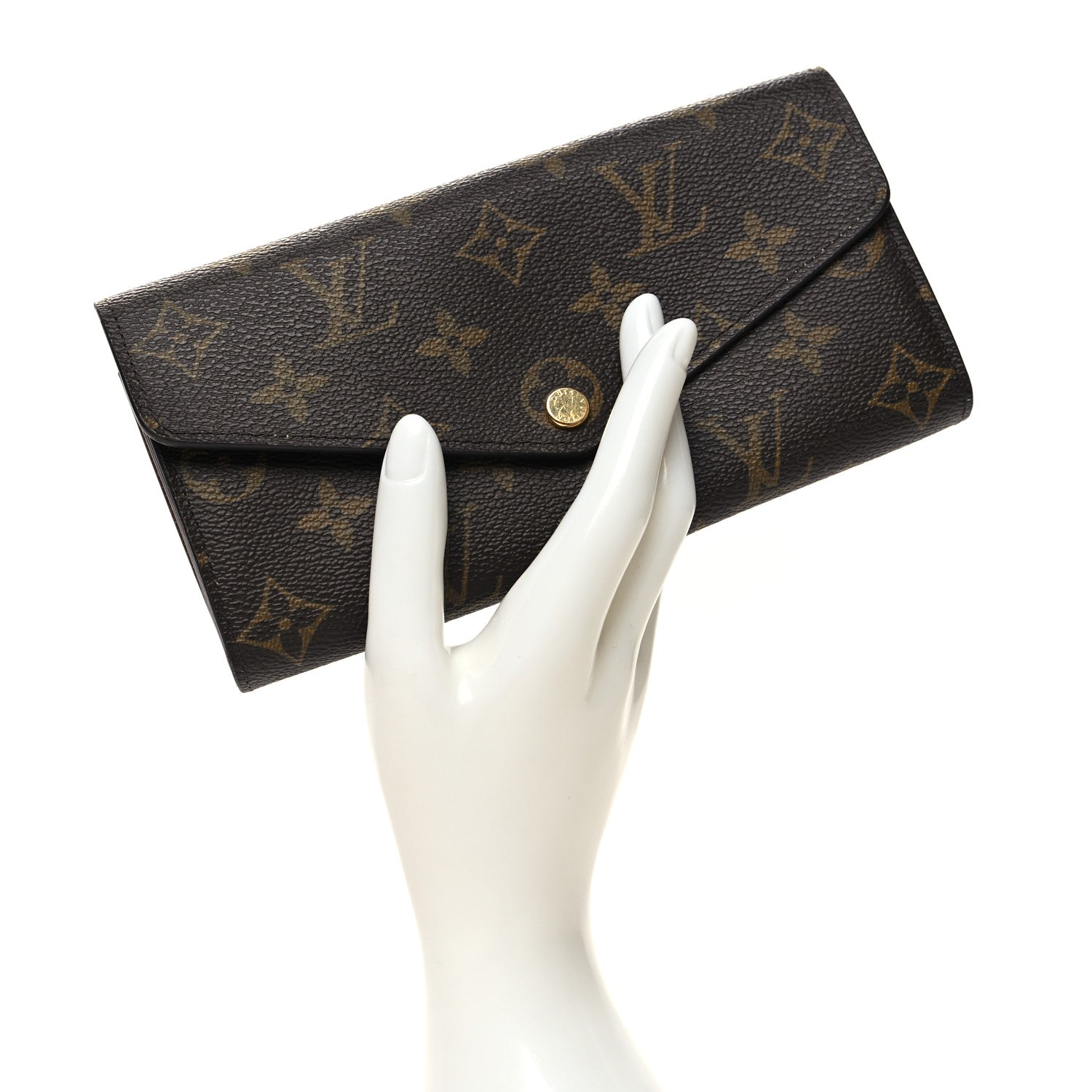 Louis Vuitton Monogram Sarah Wallet NM 2 of 9