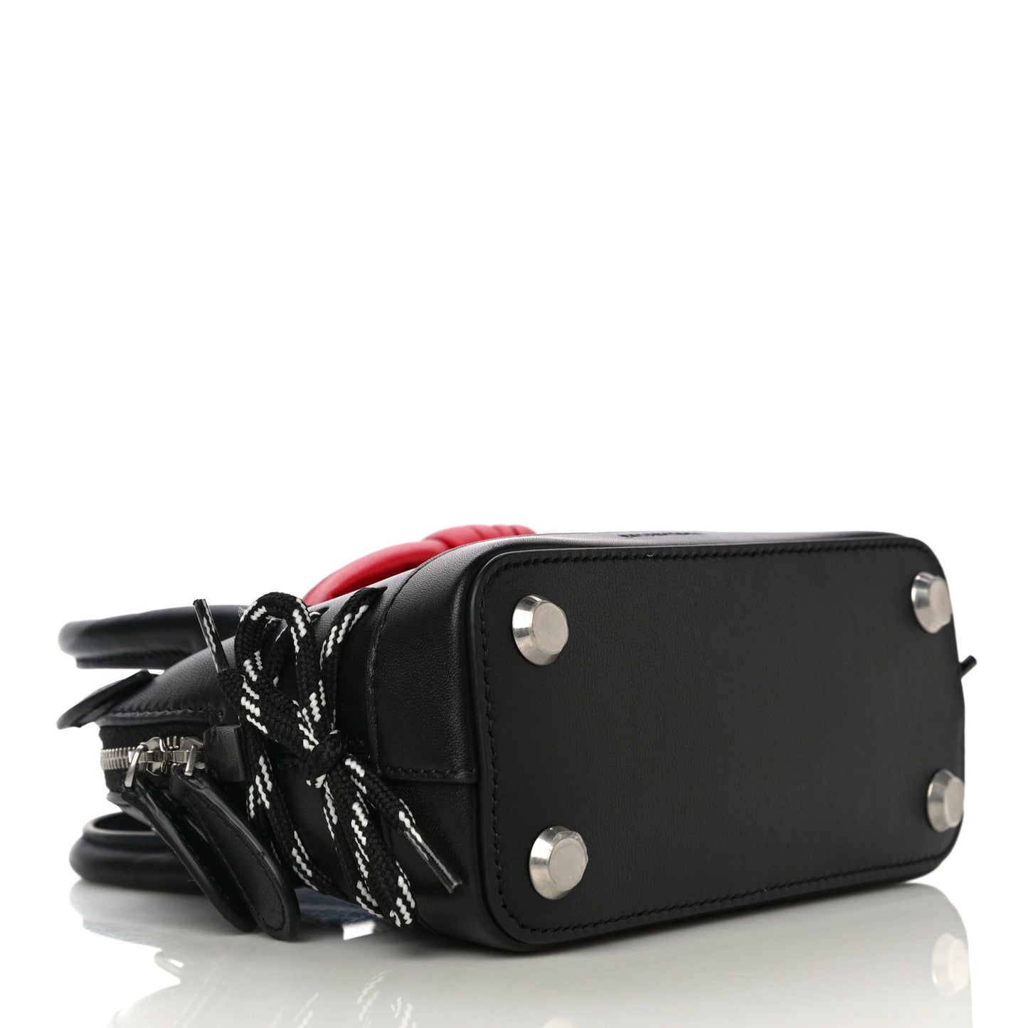 Calfskin Hello Kitty XXS Ville Top Handle Bag Black