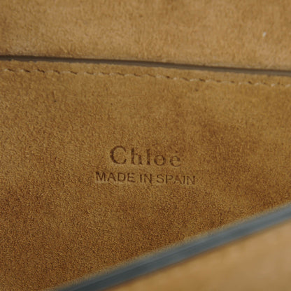Chloe Suede Calfskin Small Faye Shoulder Bag Pearl Beige 5 of 8