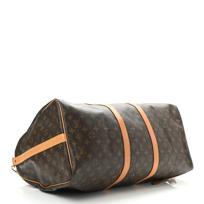 Louis Vuitton Monogram Keepall Bandouliere 55 4 of 19