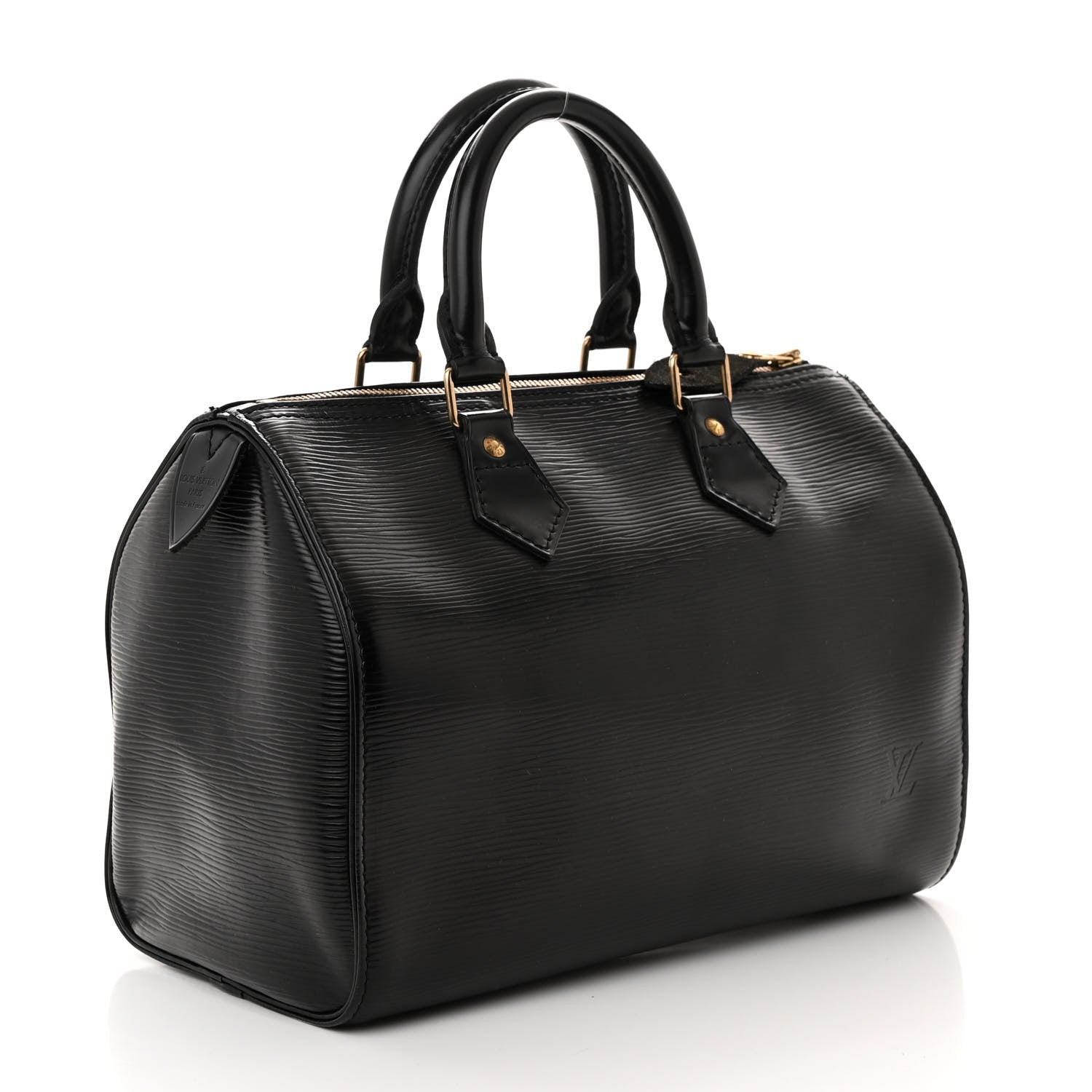 Louis Vuitton Epi Speedy 25 Black 3 of 10