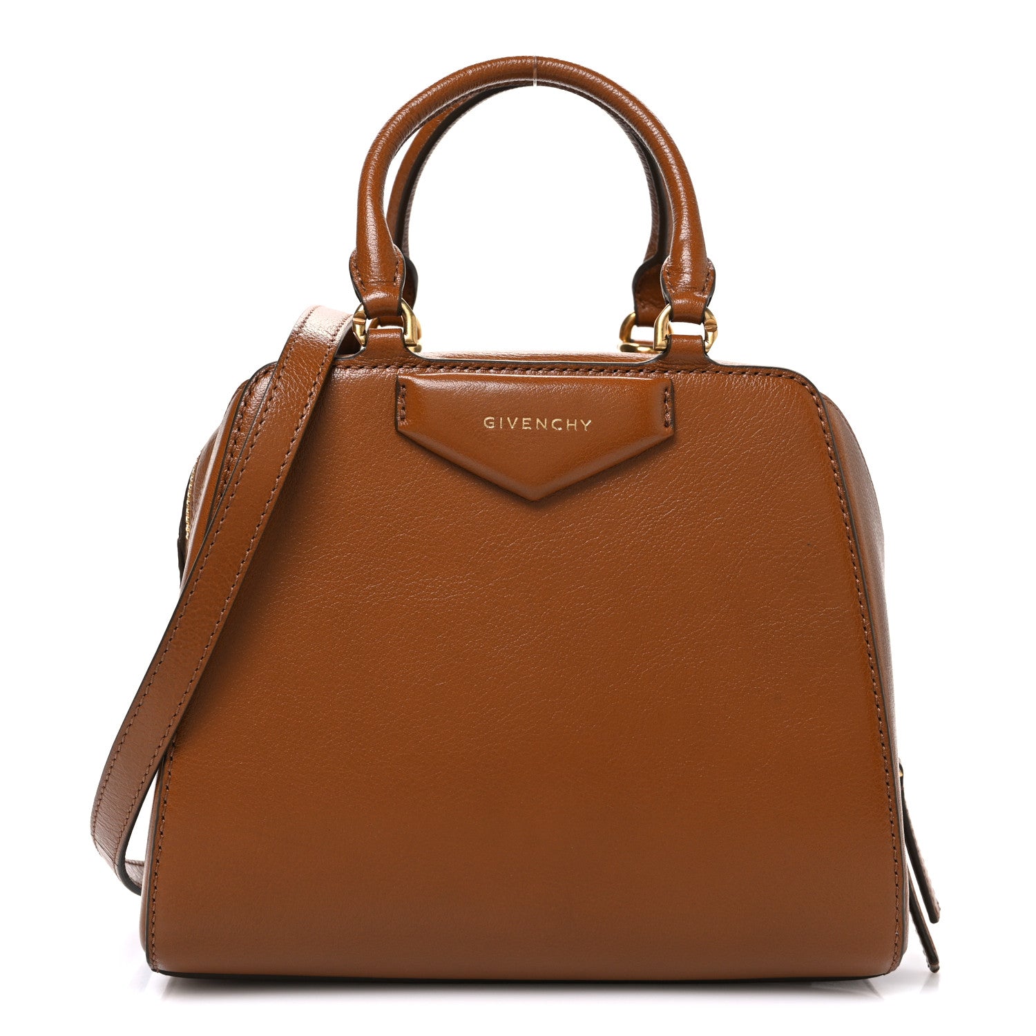 Givenchy Tumbled Buffalo Mini Antigona Cube Bag Soft Tan 1 of 9