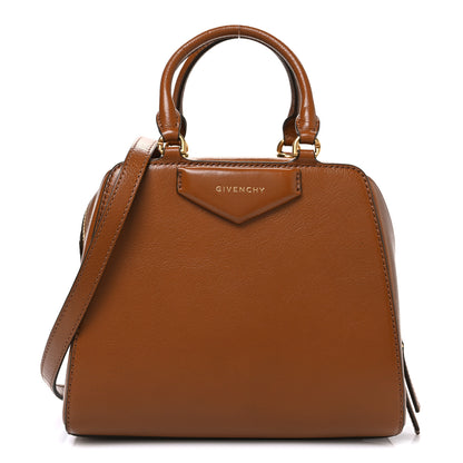 Givenchy Tumbled Buffalo Mini Antigona Cube Bag Soft Tan 1 of 9