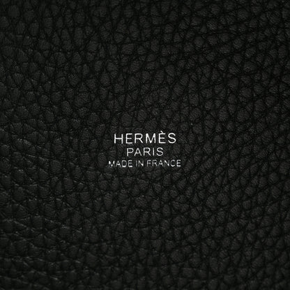 Hermes Taurillon Clemence Monochrome Picotin Lock 18 PM Black 6 of 11