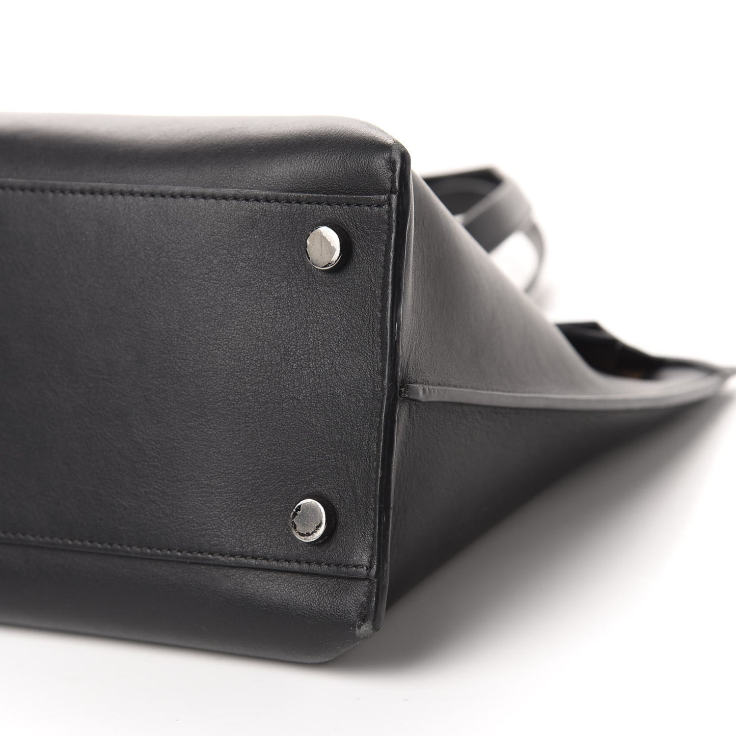 Calfskin Serena Tote Black