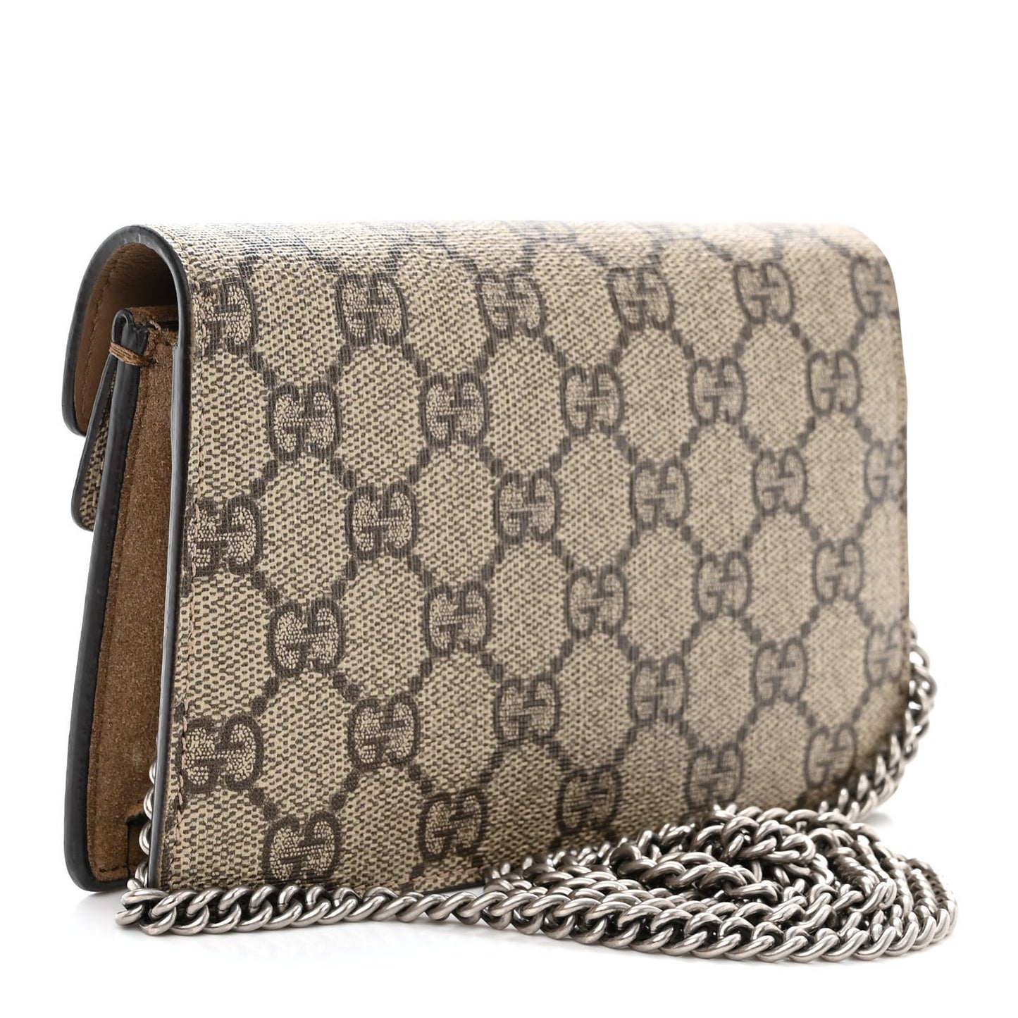 GG Supreme Monogram Super Mini Dionysus Shoulder Bag Taupe