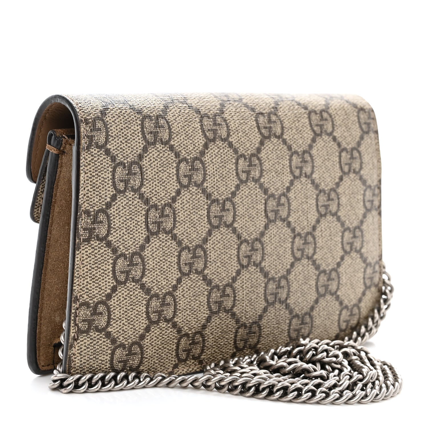 Gucci GG Supreme Monogram Super Mini Dionysus Shoulder Bag Taupe 3 of 15