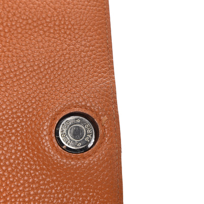 Hermes Togo Dogon Wallet Orange 12 of 13