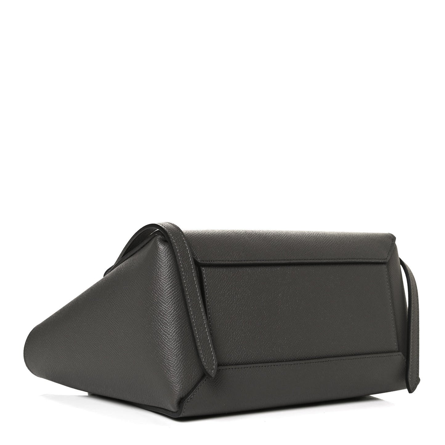 Grained Calfskin Micro Belt Bag Grey