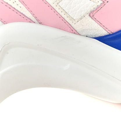 Louis Vuitton Calfskin Technical Nylon LV Archlight Sneakers 38 White Pink Blue 16 of 16