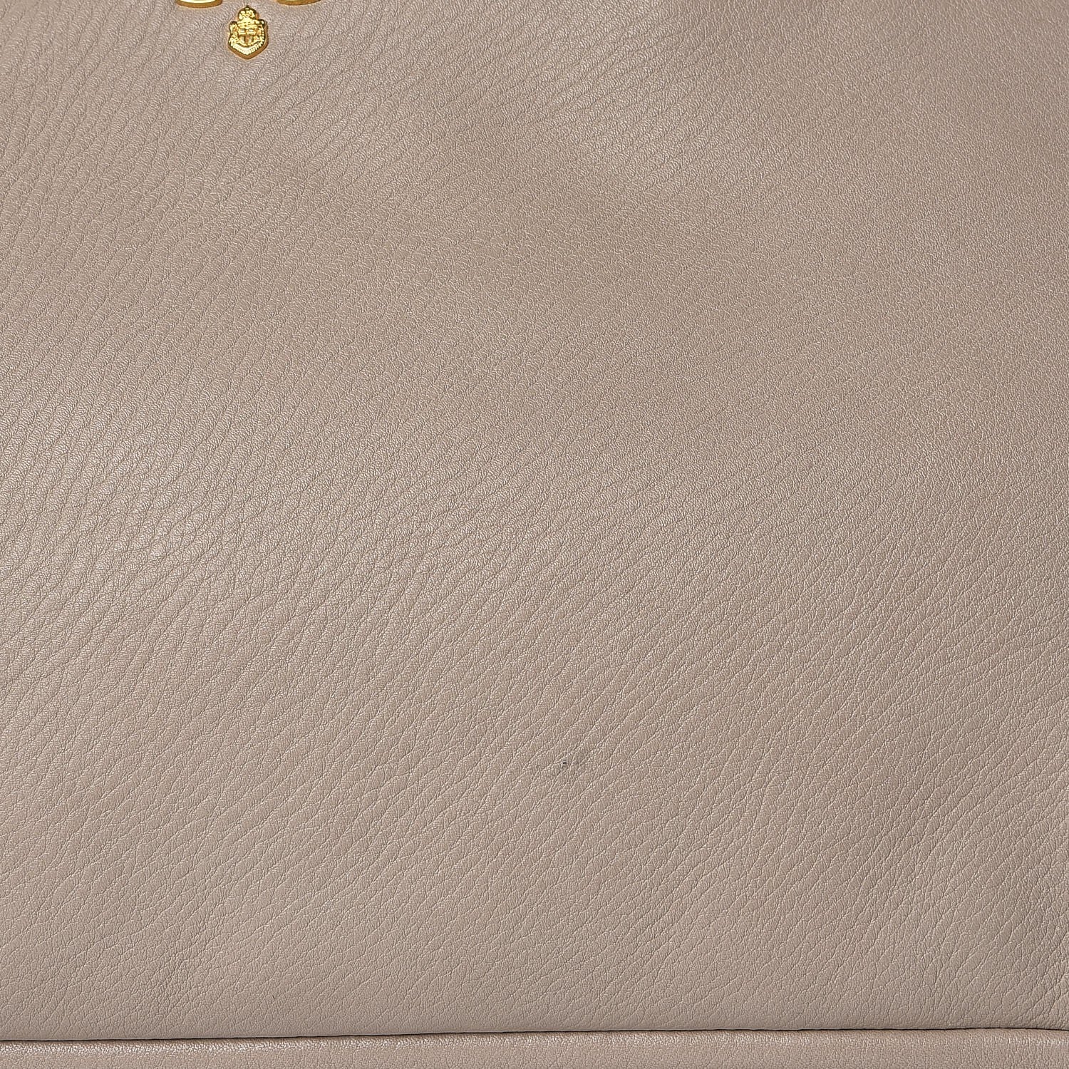 Prada Vitello Daino East West Tote Pomice 13 of 13