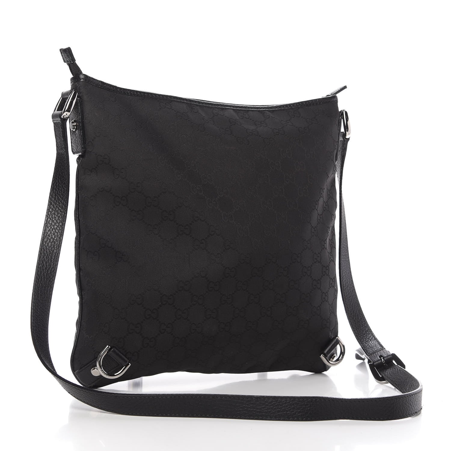 Gucci Monogram Abbey Messenger Bag Black 3 of 10