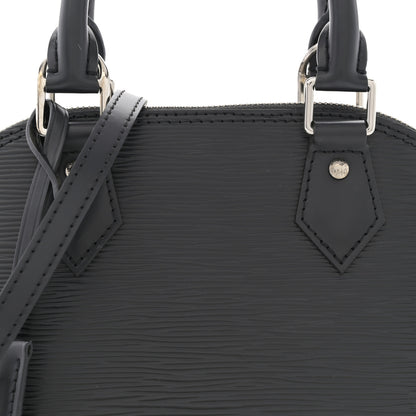 Louis Vuitton Epi Alma BB Black 8 of 10