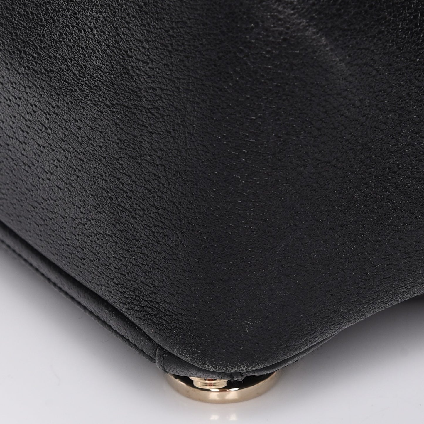 Calfskin Abbey Tote Black