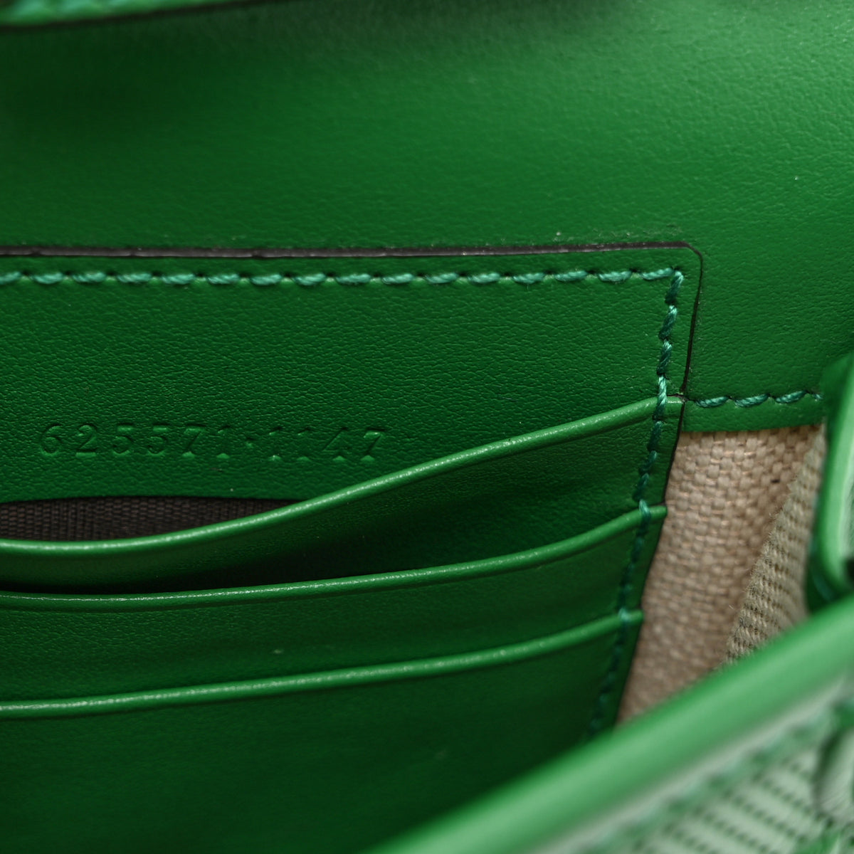 Calfskin GG Tennis Embossed Mini Crossbody Bag New Shamarock