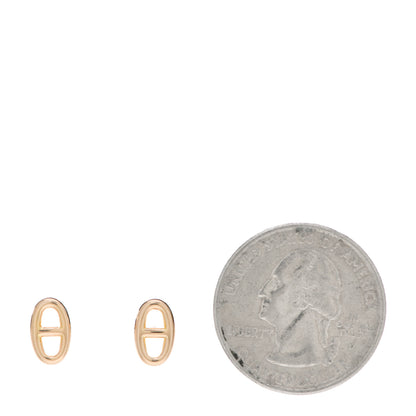 Hermes 18K Rose Gold TPM Farandole Stud Earrings 2 of 6