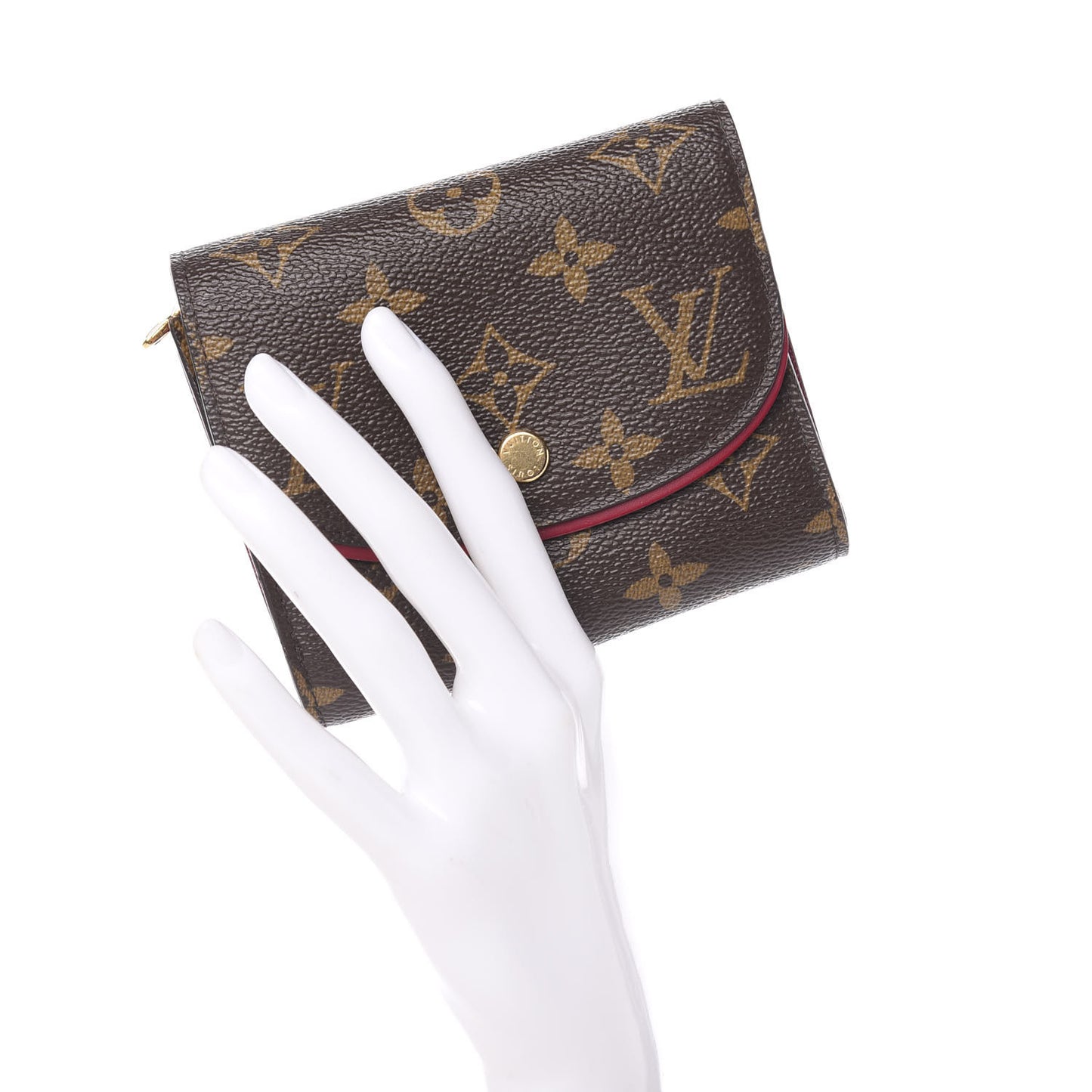 Monogram Ariane Compact Wallet Fuchsia