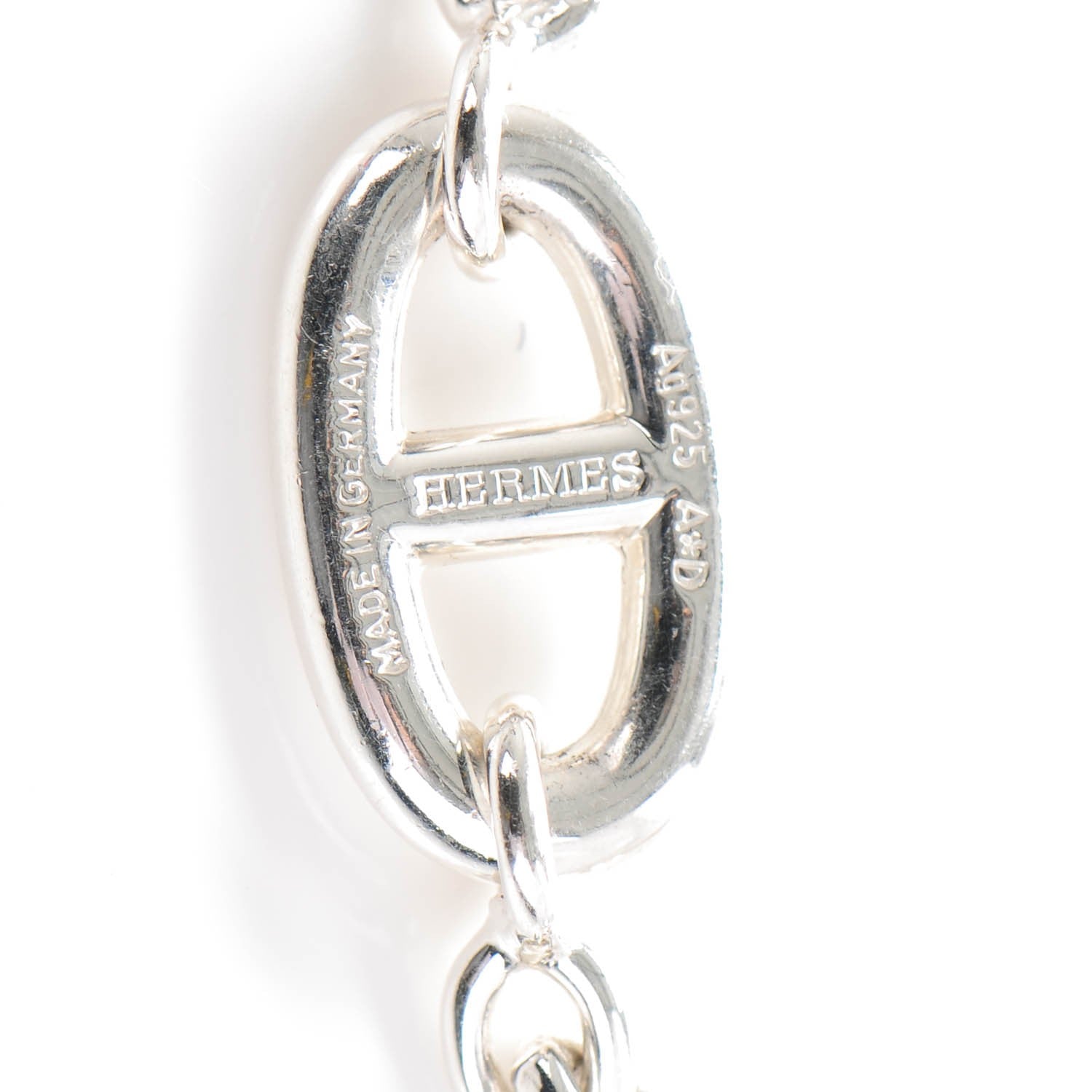 Hermes Sterling Silver Farandole Necklace 120 4 of 5