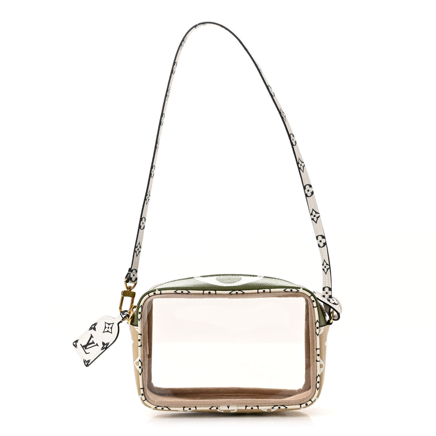Monogram Giant Beach Pouch Kaki